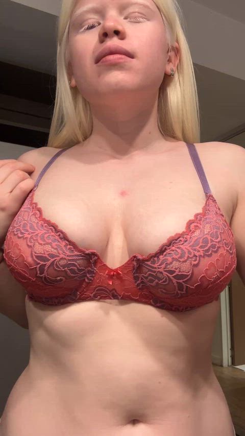 Do older men have any interest in sucking my huge albino titties?