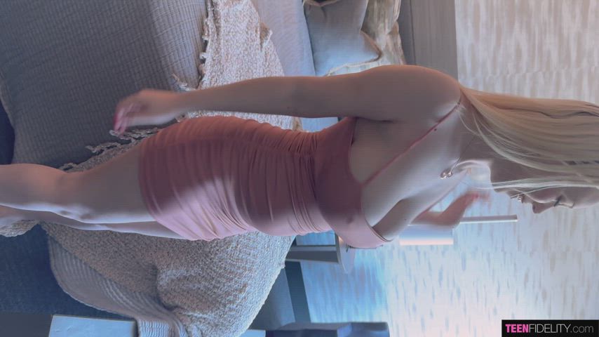 A 19 Years Old Gigi Sweets came to have an awesome creampie in her pale pussy She is busty and Ryan knows exactly how to treat fresh and young teens