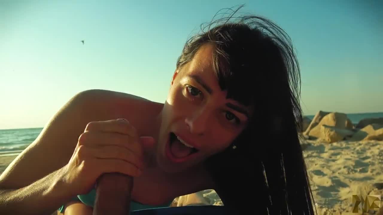 On the beach