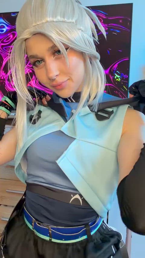 Cosplay Cute Homemade Horny Hottie OnlyFans Tease Teasing Teen Teens Porn GIF by mystpetal