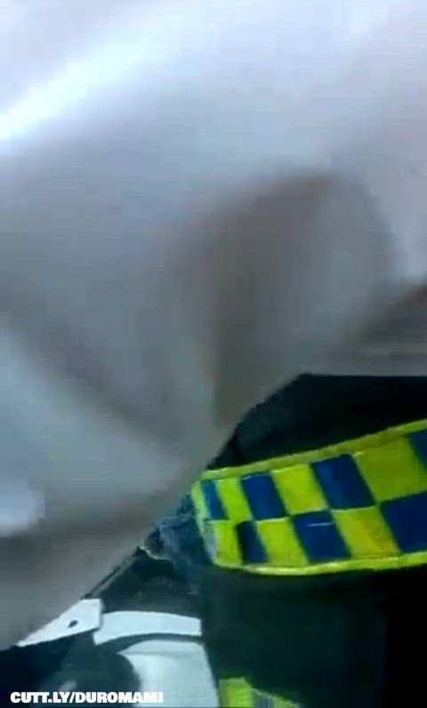 Amateur Big Tits Exhibitionist Latina Nudity Police Public Trashy Trashy Boners Porn GIF by duromami