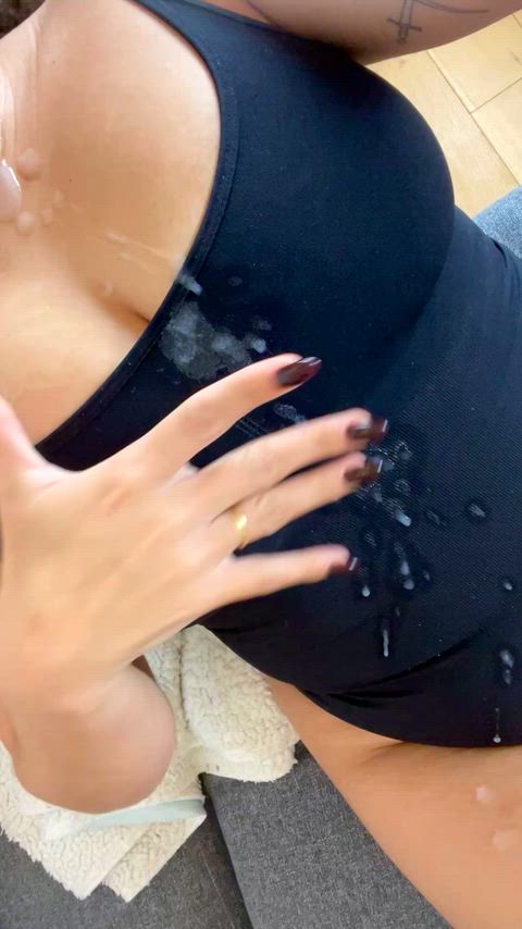 Big boobs look better with Cum all over!