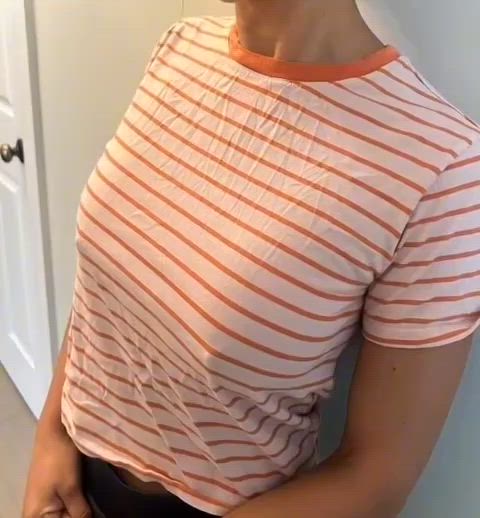 Omg 😳 they’re growing so fast they ripped my shirt! Help me!