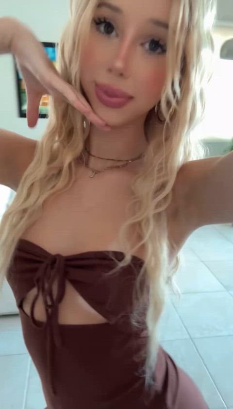 Small frame, big tease… still wanna taste?