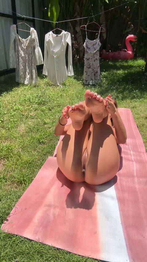 Big Tits Cute Feet Feet Fetish HolesandSoles OnlyFans Outdoor Pussy Soles Teen Porn GIF by sandra_hot