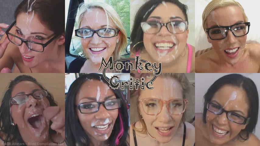 Compilation Cum Compilation Cumshot Facial Glasses Huge Load Porn GIF by monkeycritic