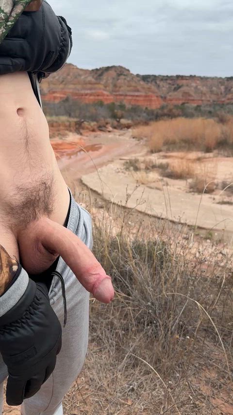 I always pull my dick out when hiking 🥾