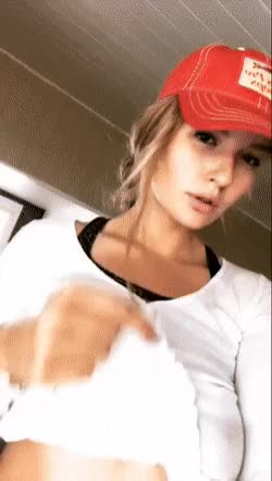 Mia Melano Revealing Her Tits