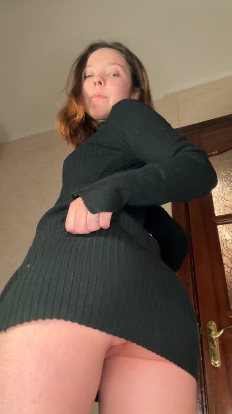 No panties under a short skirt turns me on the most