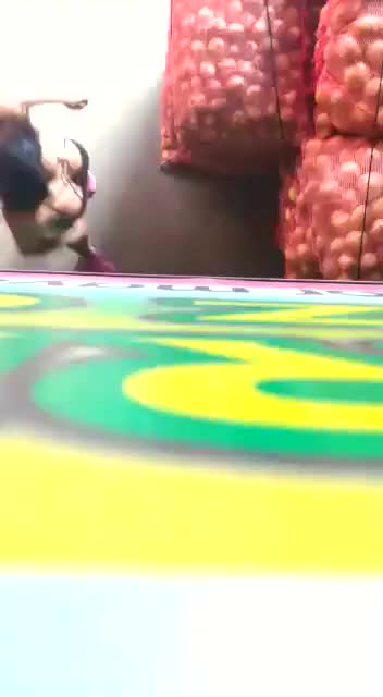 3 sluts team up on lucky guy at the market