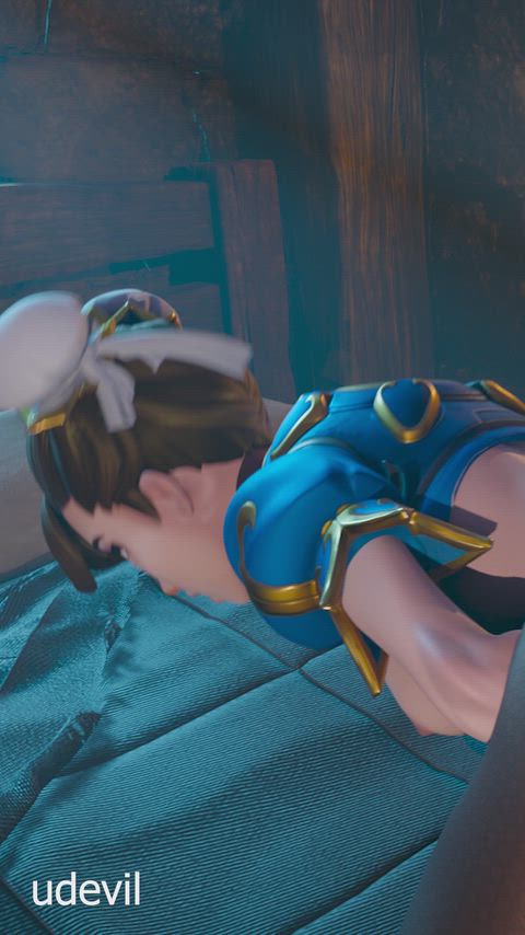 Juno doggy style in Chun Li costume (by udevil)