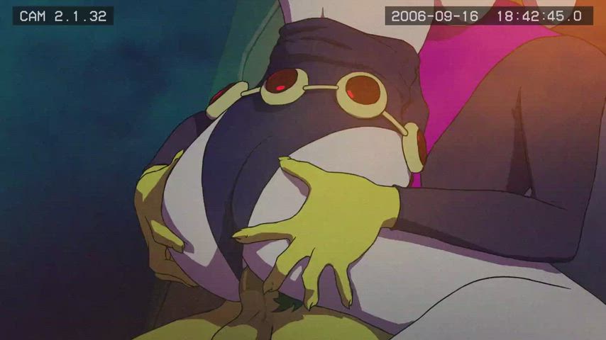 Raven riding beast boy (queen complex)