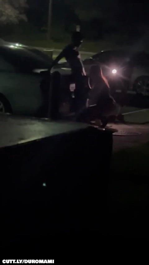 Amateur MFM Public Rough Standing Doggy Threesome Trashy Trashy Boners r/CaughtPublic Porn GIF by duromami