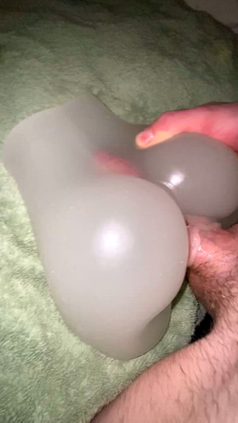 giving her love pumps while i wait for the laundry to dry