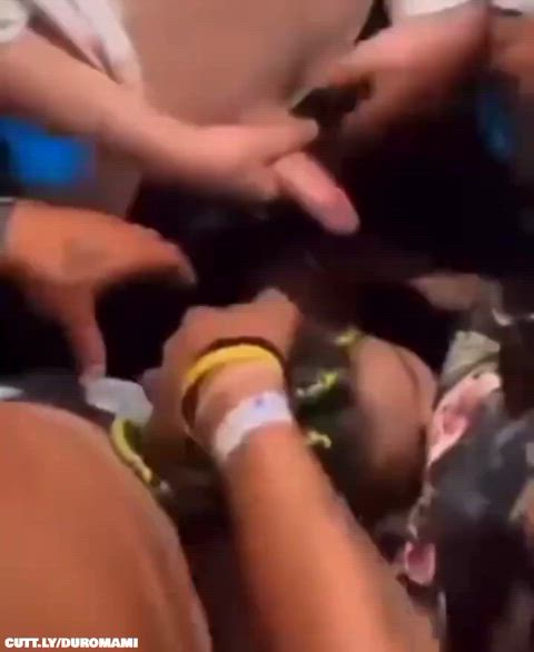 Amateur Blowbang Blowjob Deepthroat Festival Gangbang Public Rough Trashy Trashy Boners Porn GIF by duromami