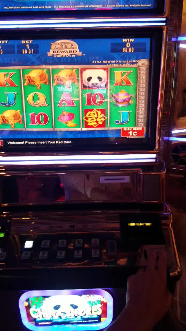 Showing off in casino