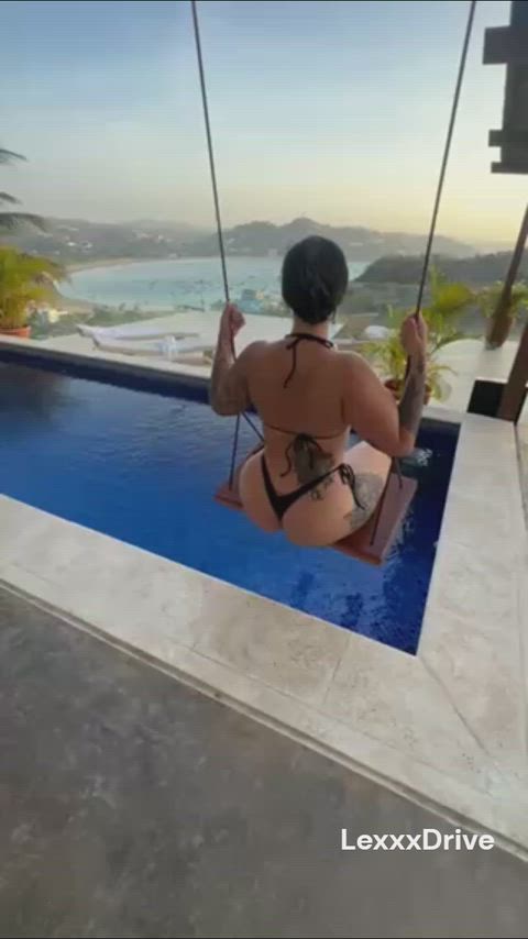 Amateur Bikini Brunette CamSoda Homemade Outdoor Pawg Public Tattoo White Girl Porn GIF by camsoda