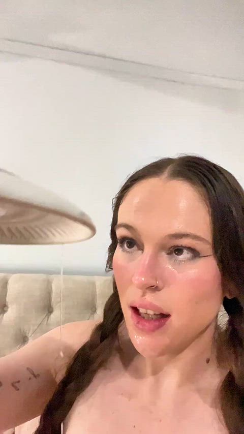 Craving a massive spit load on my face