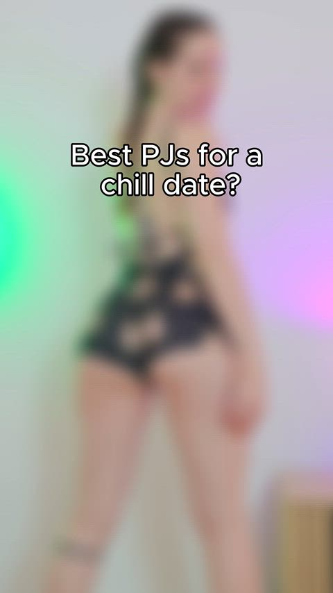 Choose the PJs I'll be wearing