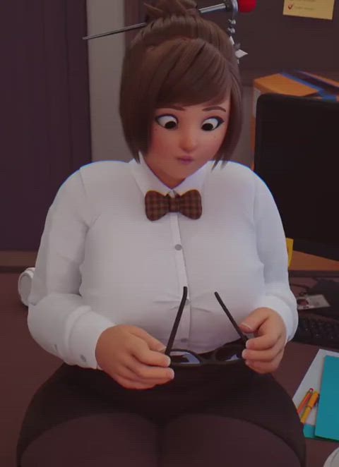 Mei Office Massage (Geckoscave) [Overwatch]