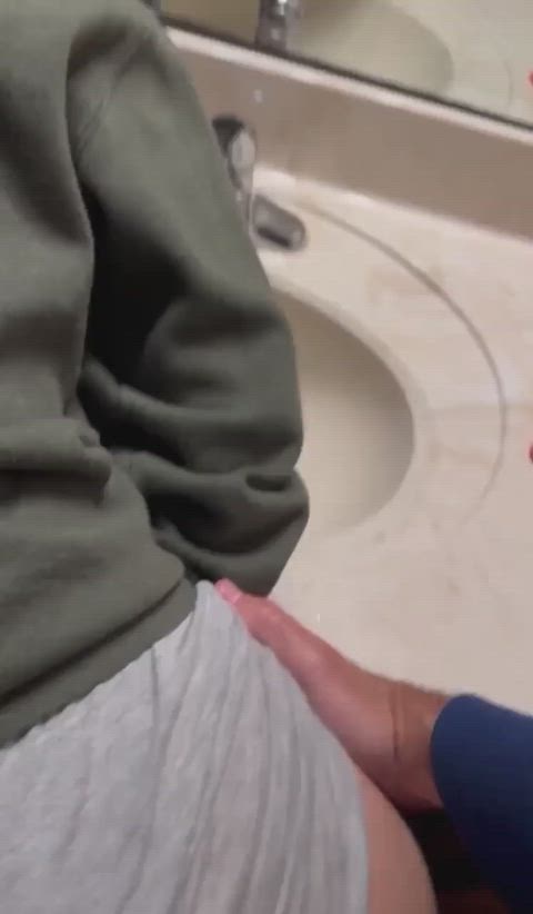 He walked in, bent me over the bathroom counter and started fucking me. No questions asked