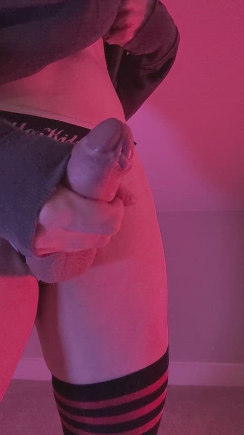 Amateur Big Dick Femboy Porn GIF by lanaloads