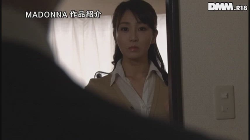 He knocked on my door and pushed his way in! ~ Yuka Oshima in JUY-385