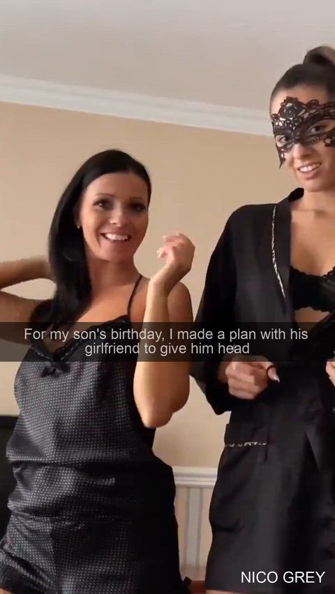 I told my son I would be his cum dump for his birthday