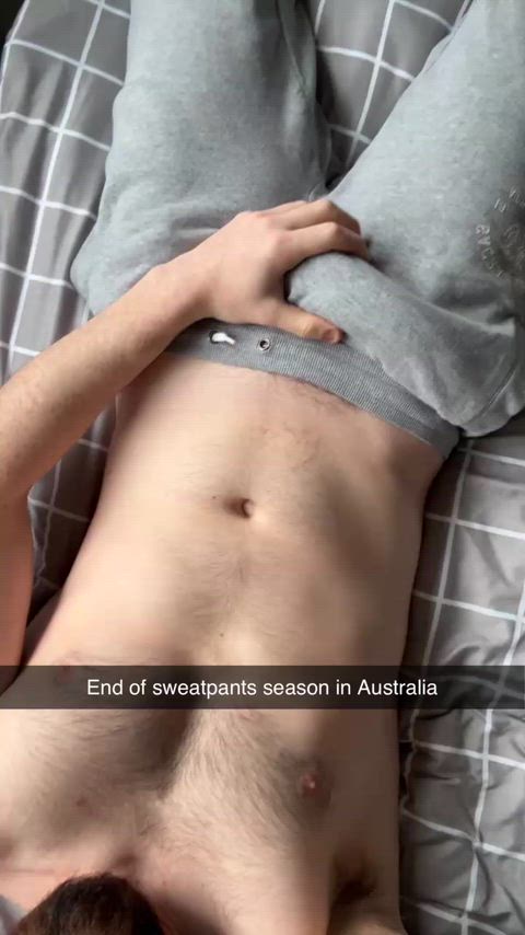 The end of sweatpants season in Australia