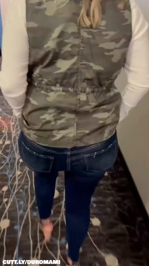 Amateur Big Tits Boobs Flashing High Heels Hotel Hotwife Public Porn GIF by duromami