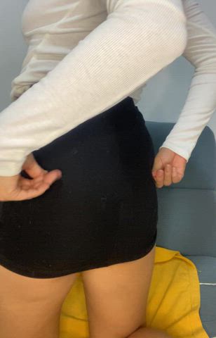 Looking up a skirt from behind is more attractive