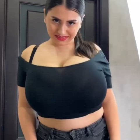 BBW Clothed Natural Tits Titfuck Porn GIF by makaveli187