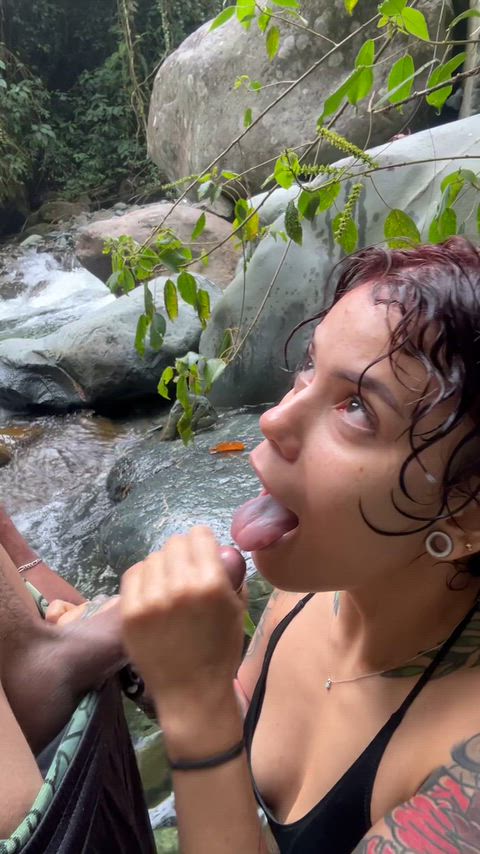 Amateur Blowjob CamSoda Couple Cumshot Fetish Handjob NSFW Outdoor Teen Porn GIF by sofiareyes