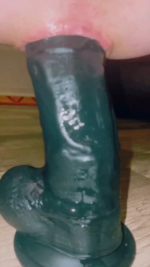 Slowly pulling out with my tight grip