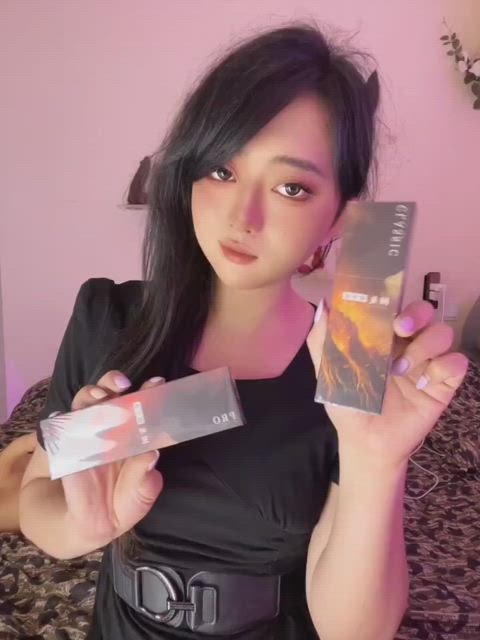 would you prefer to ride it or play with my boobs?