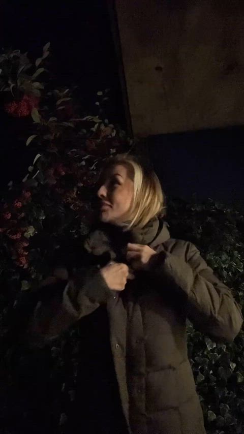 Bus stop lighting is not boob-friendly