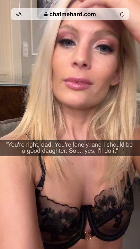 I told dad that I would help him with his loneliness