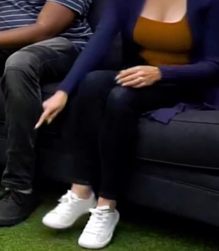 Tiff Touching Floor