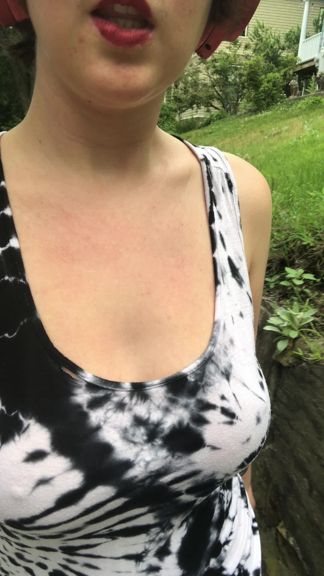 Want me to show some tit for you in public? 😏