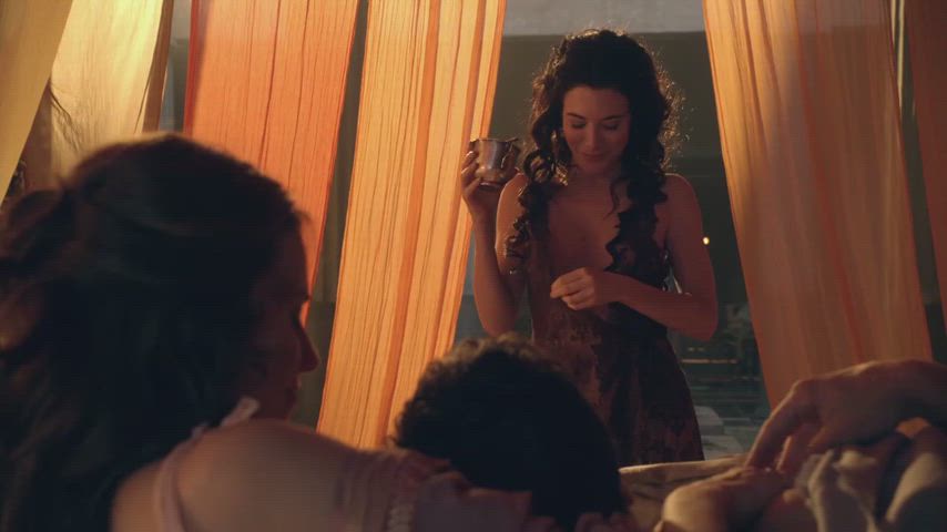 Jaime Murray Nude in Spartacus