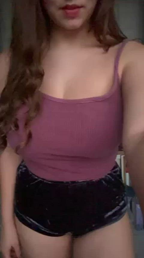 Babe Big Dick Big Tits Booty Brunette Cute NSFW Natural Tits OnlyFans Tits Porn GIF by lamsinka89