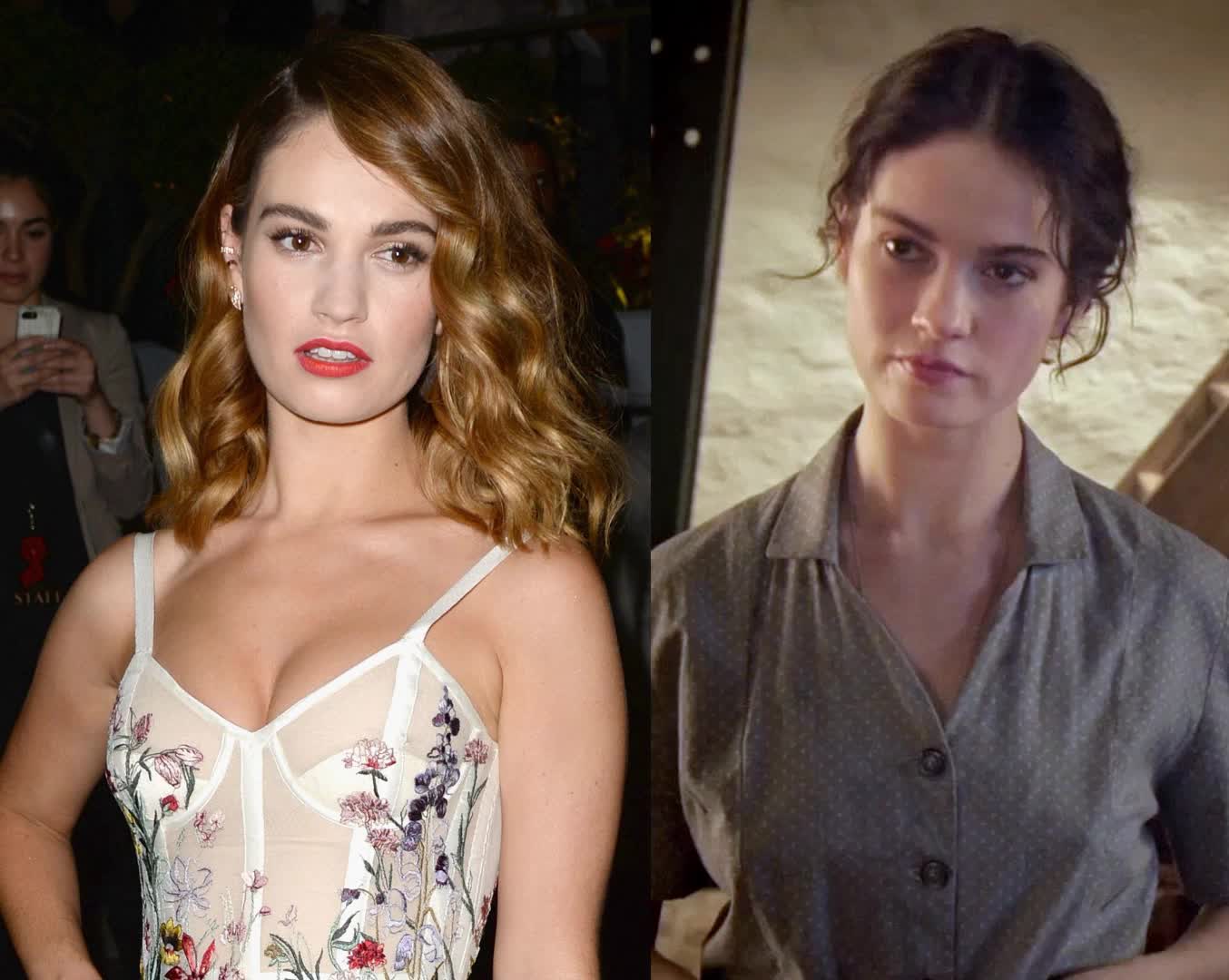 Lily James on/off