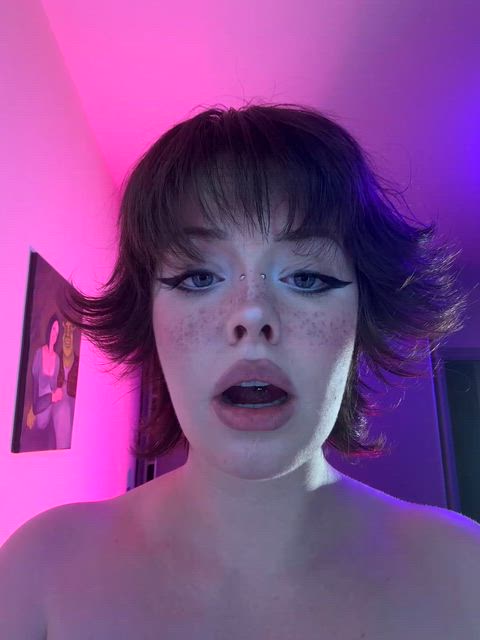 Alt Drool Drooling Goth Spit Porn GIF by rachelwaifu