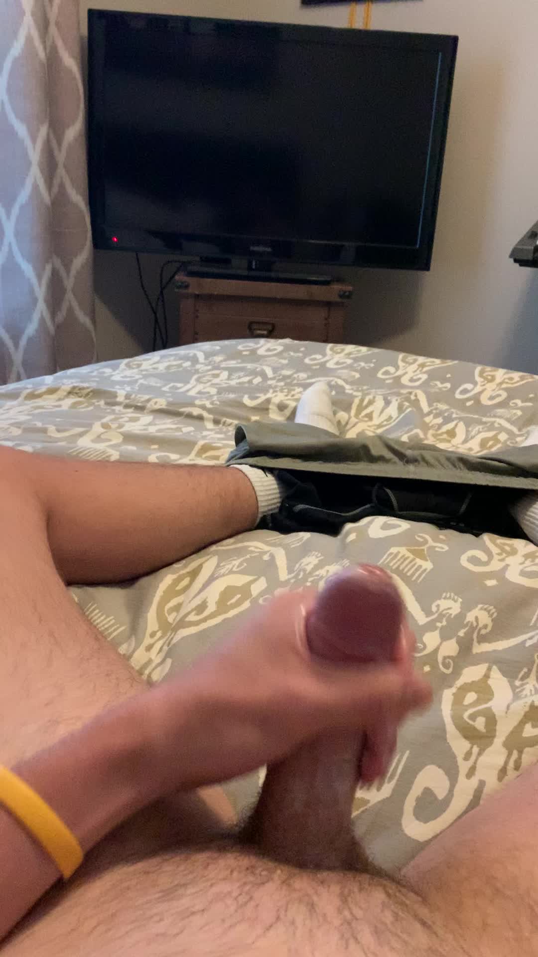 Can’t tell what’s lotion or what’s cum 😏
