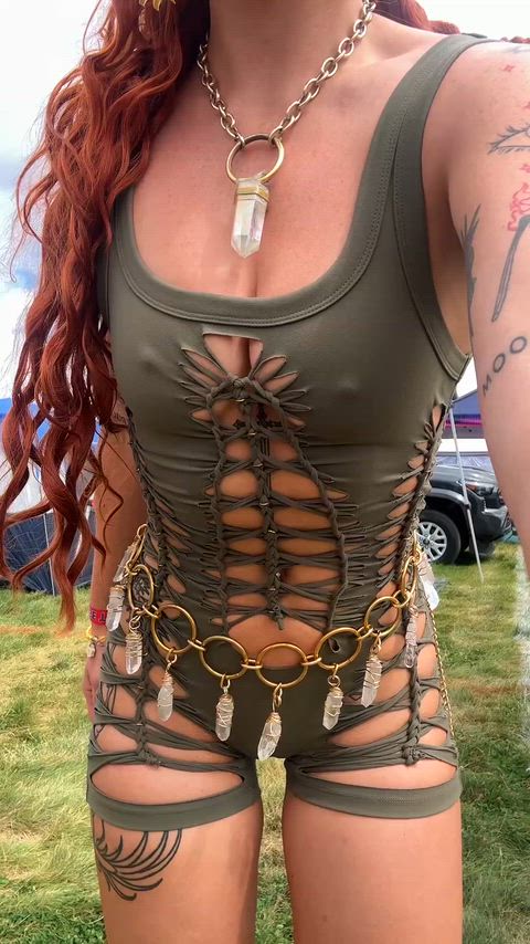 what did you look at first, my nipples or my camel toe? ;)