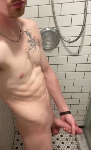 Abs Big Dick Shower Porn GIF by docswayzee