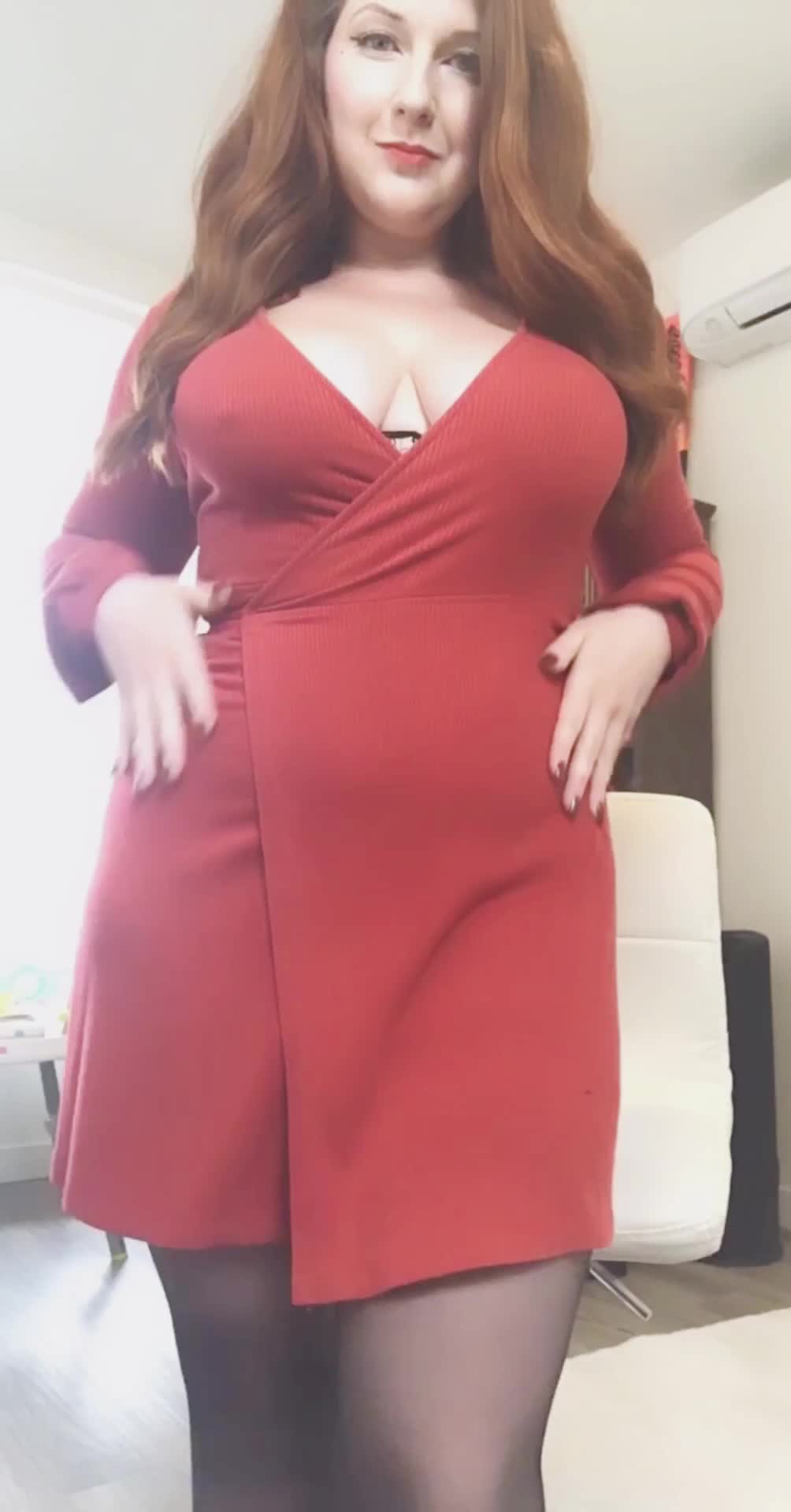 What is underneath the dress