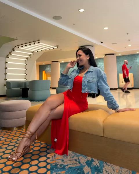 Dress Latina Legs Long Legs Thighs Porn GIF by internet_is