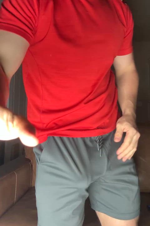 It was a struggle to hide this at the gym