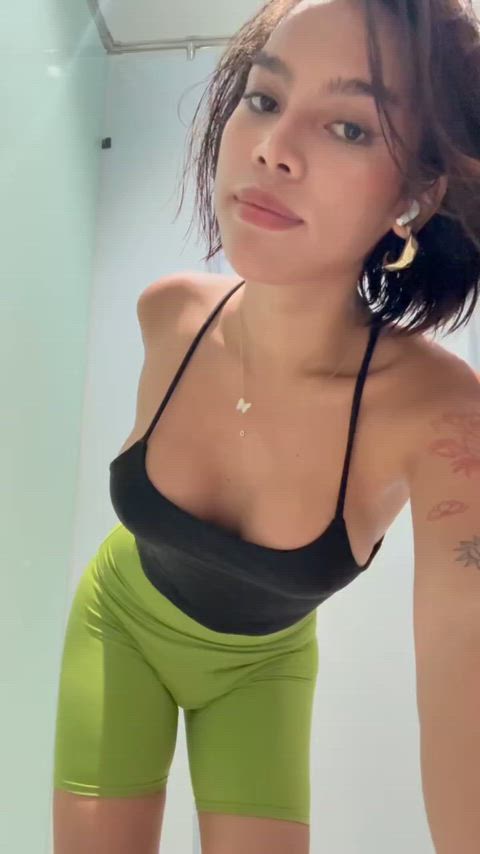 on your knees and lick it for mommy